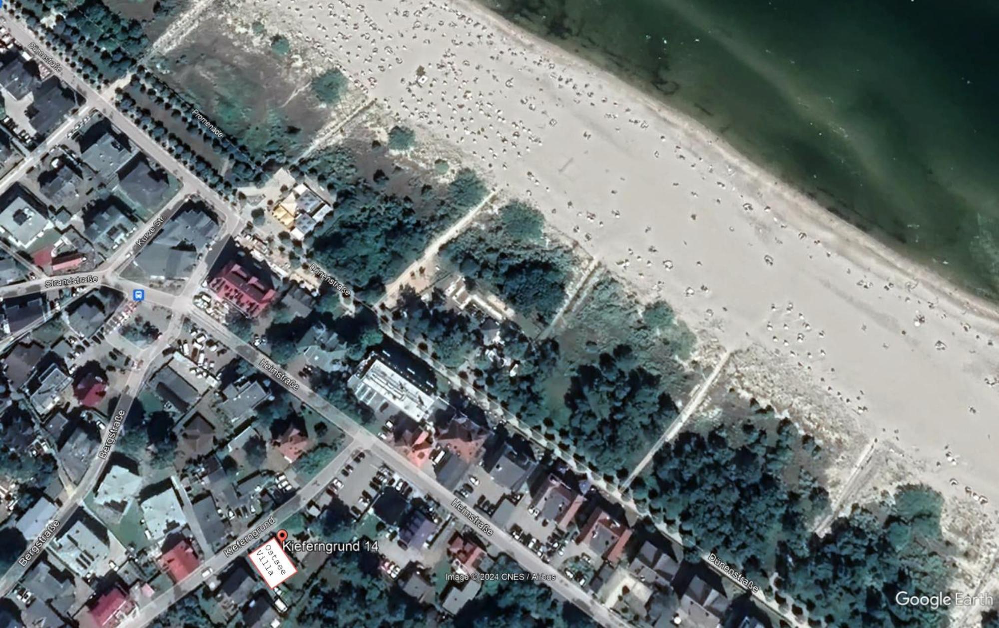 Ostseevilla Seebad Ahlbeck Ferienwohnungen 塞巴特黑灵斯多夫 外观 照片